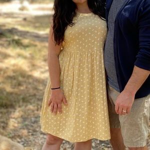 Mossimo Yellow Summer Dress M